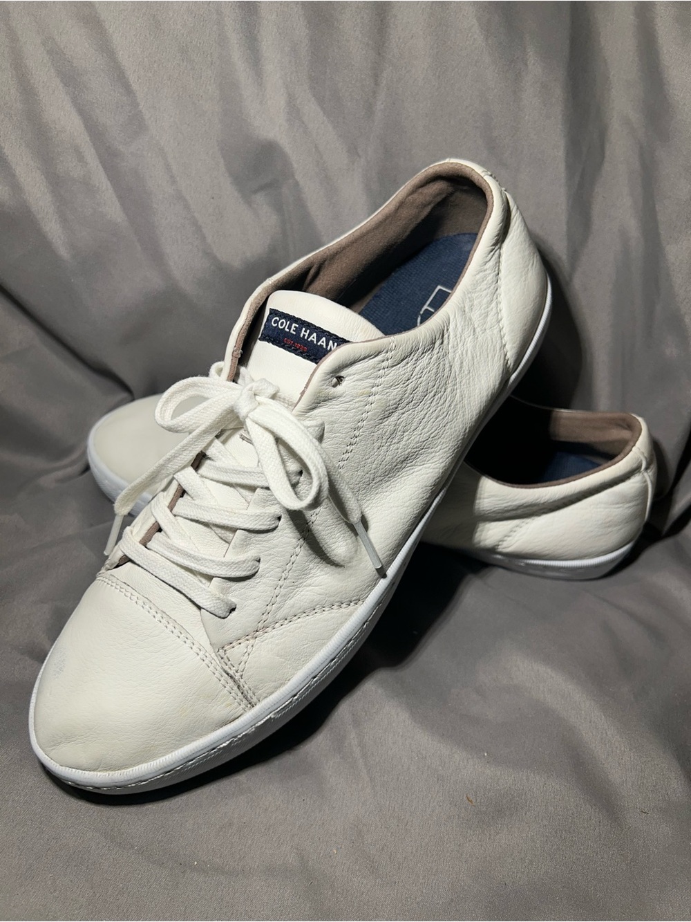 Cole Haan Grandpro White Leather Sneakers Men’s Size 9